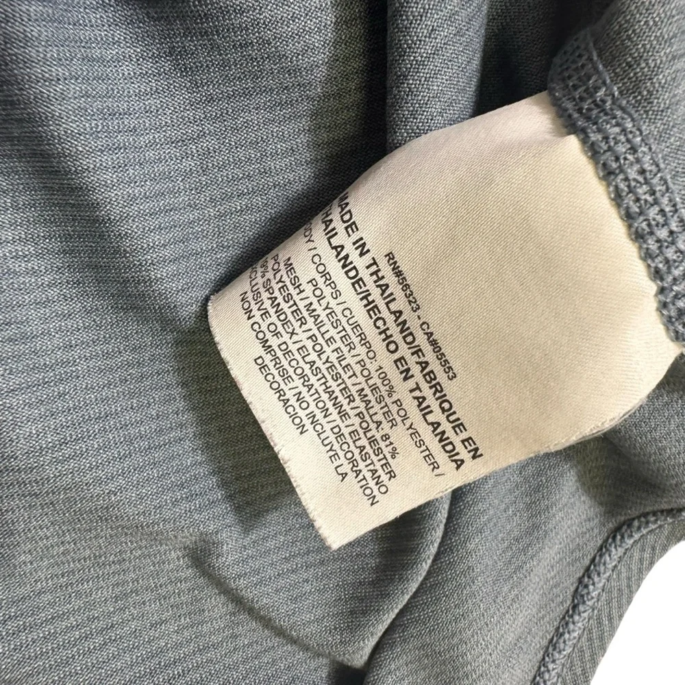 Nike Dri-FIT‎ “Just Do It” T-Back Tank Top Gray Women’s Size Small